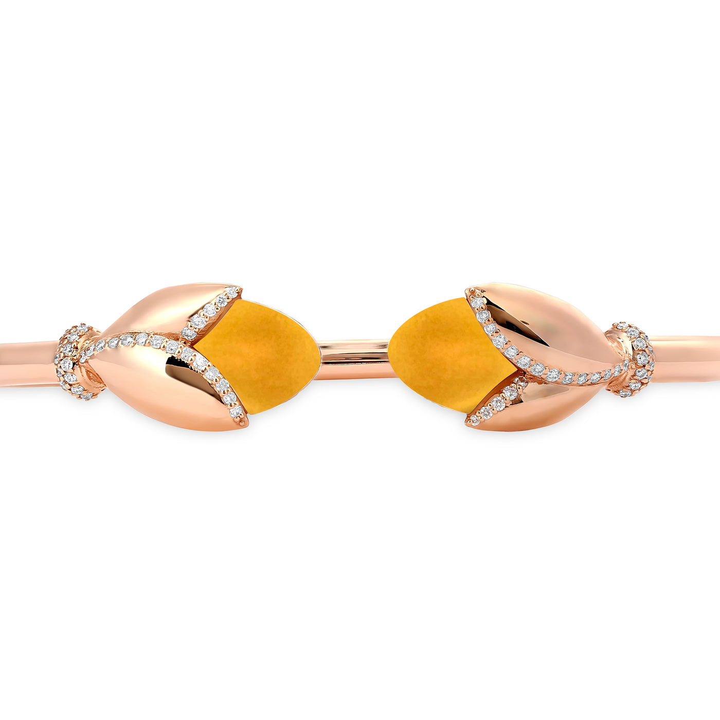 Rose Gold Diamond Bangle