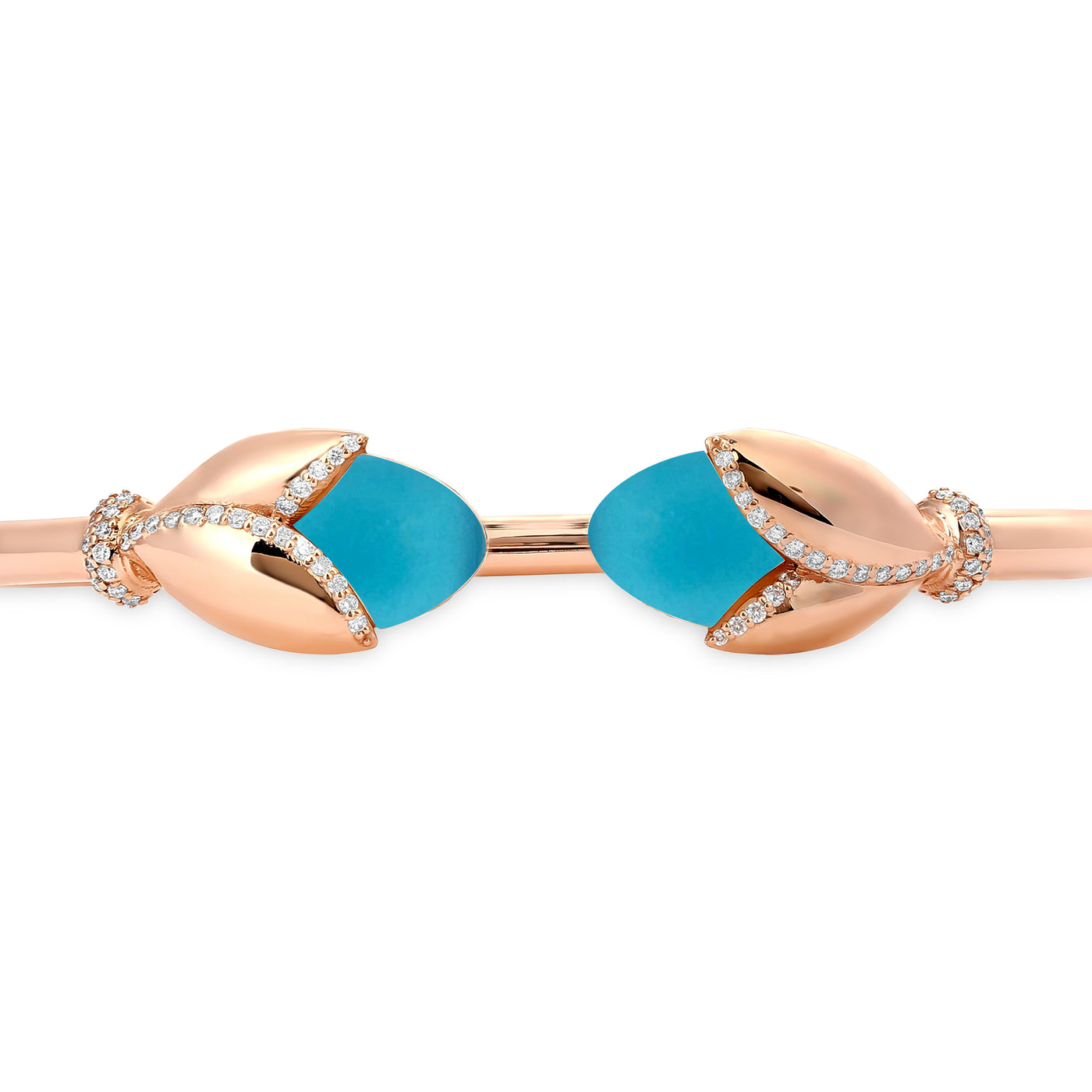 Rose Gold Diamond Bangle