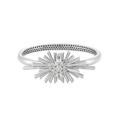 White Gold Diamond Bangle