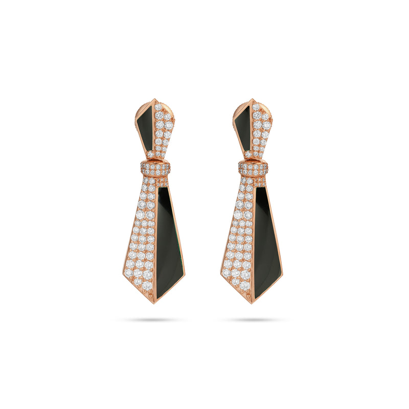 Rose Gold Diamond Earring