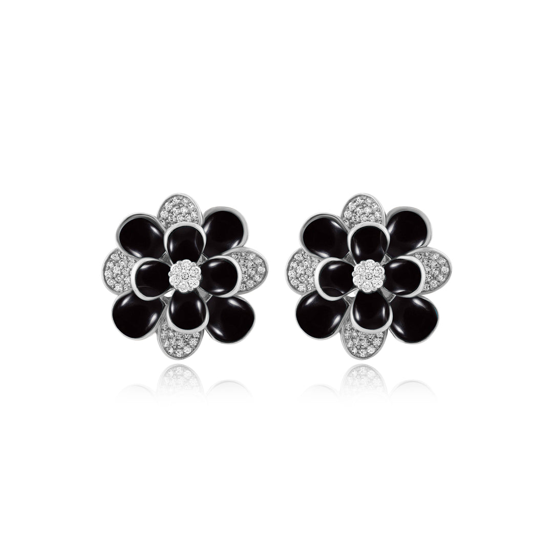 White Gold Diamond Earrings