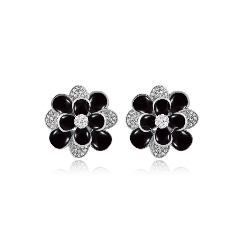 White Gold Diamond Earrings
