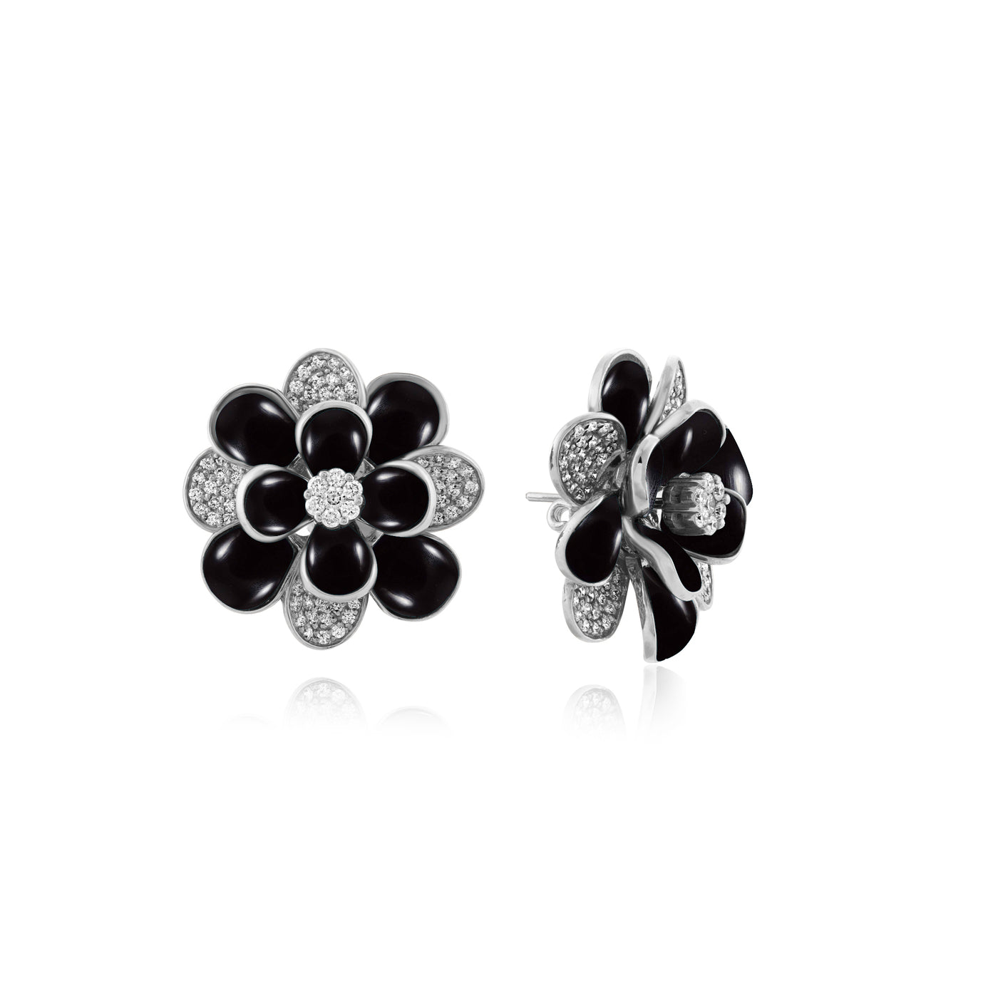White Gold Diamond Earrings