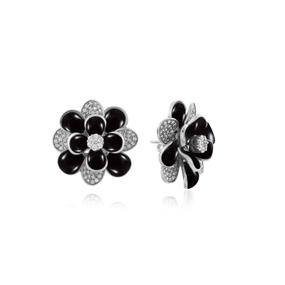 White Gold Diamond Earrings