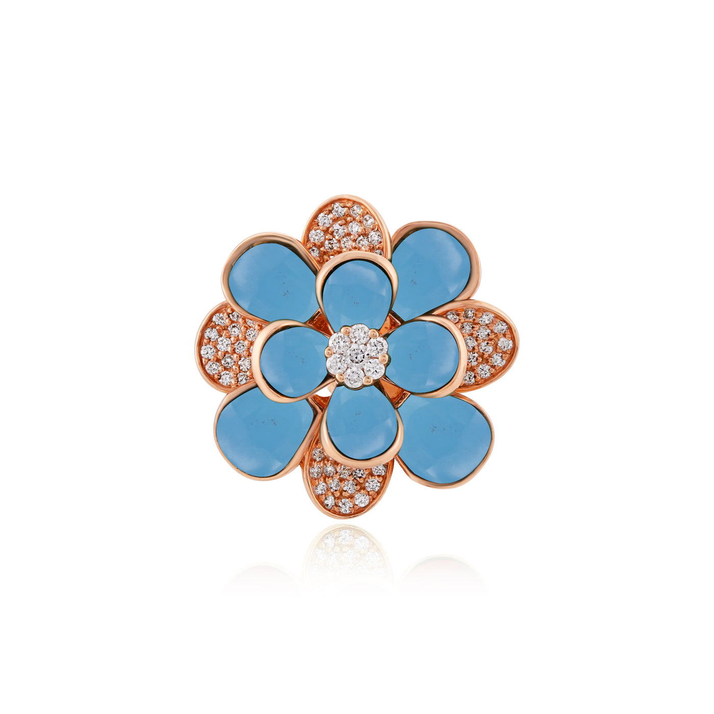 Rose Gold Diamond Earrings