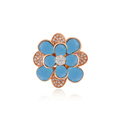 Rose Gold Diamond Earrings