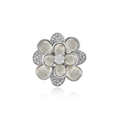 White Gold Diamond Earring