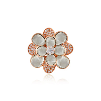 Rose Gold Diamond Earring