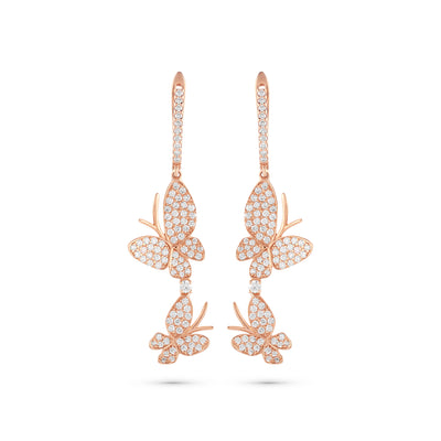La Miniera Diamond Earring in Rose Gold La Miniera Diamond Earring in Rose Gold