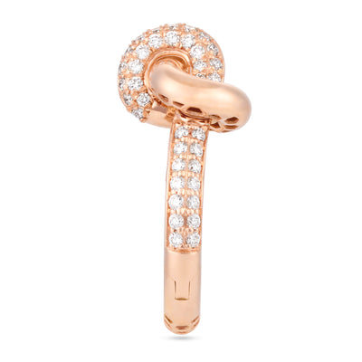 Rose Gold Diamond Earrings