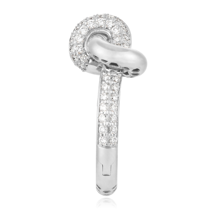 Infinity Knot Diamond Earrings