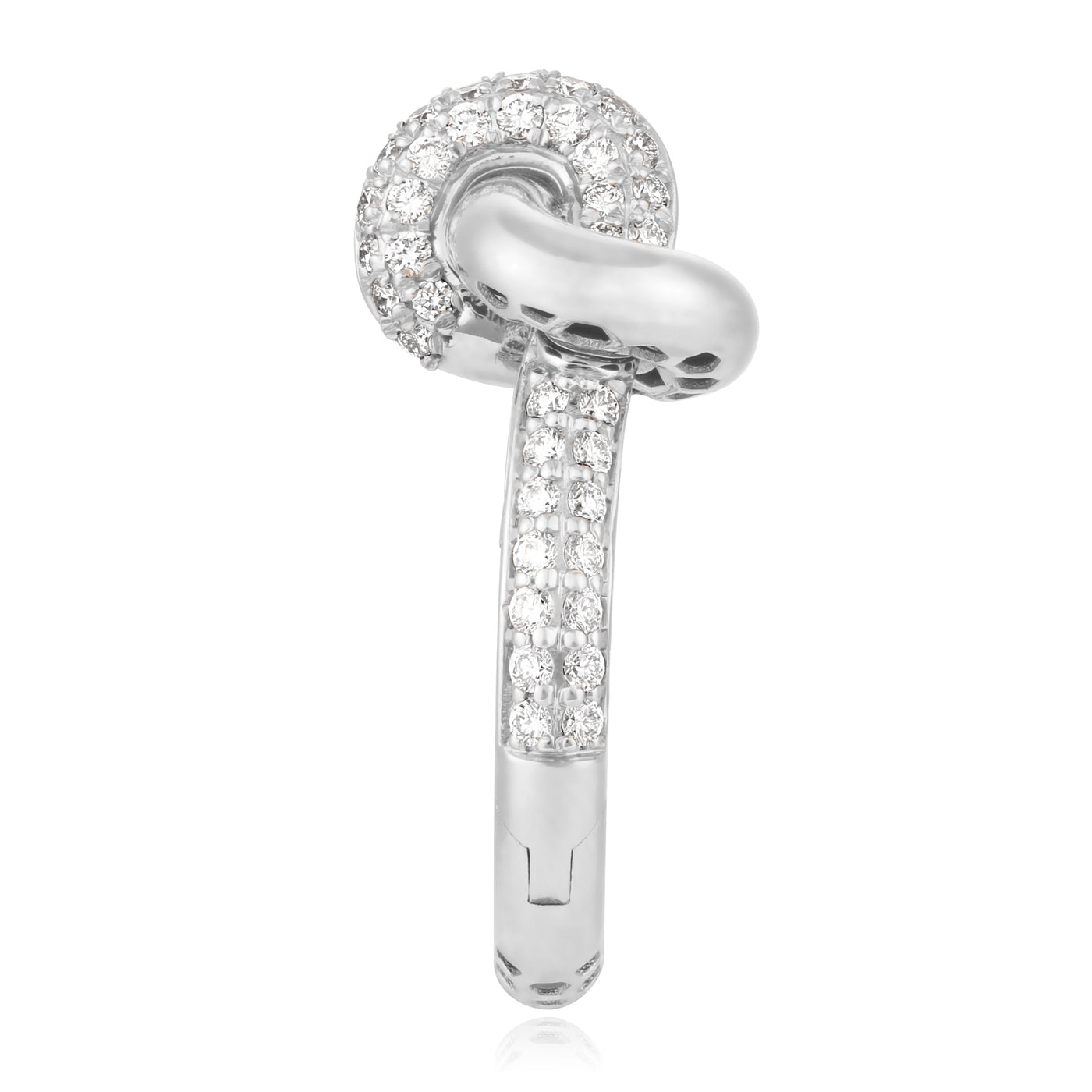 Infinity Knot Diamond Earrings