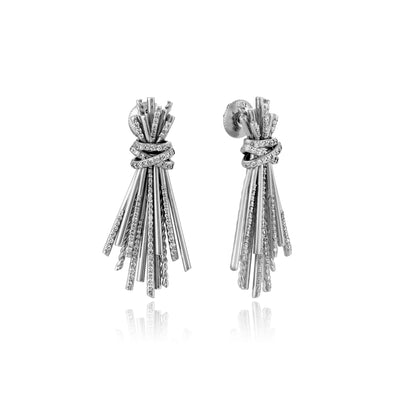 White Gold Diamond Earrings