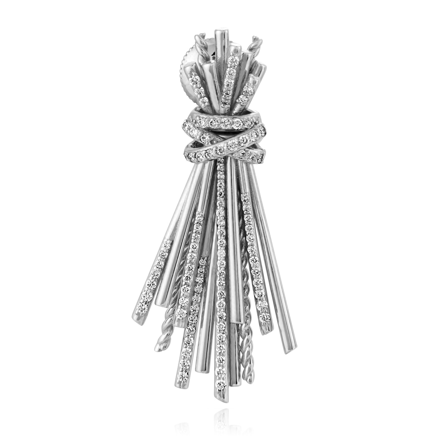 White Gold Diamond Earrings