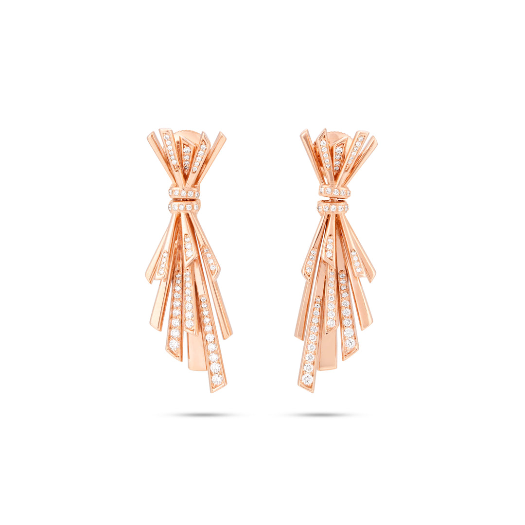 Rose Gold Diamond Earrings
