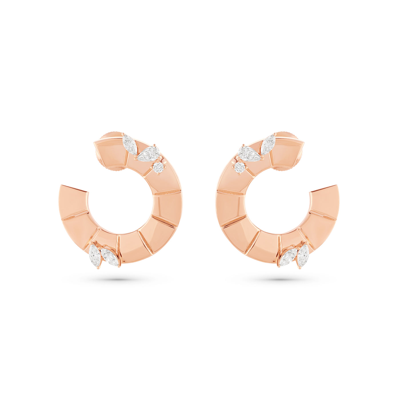 Rose Gold Eternal Circle earring