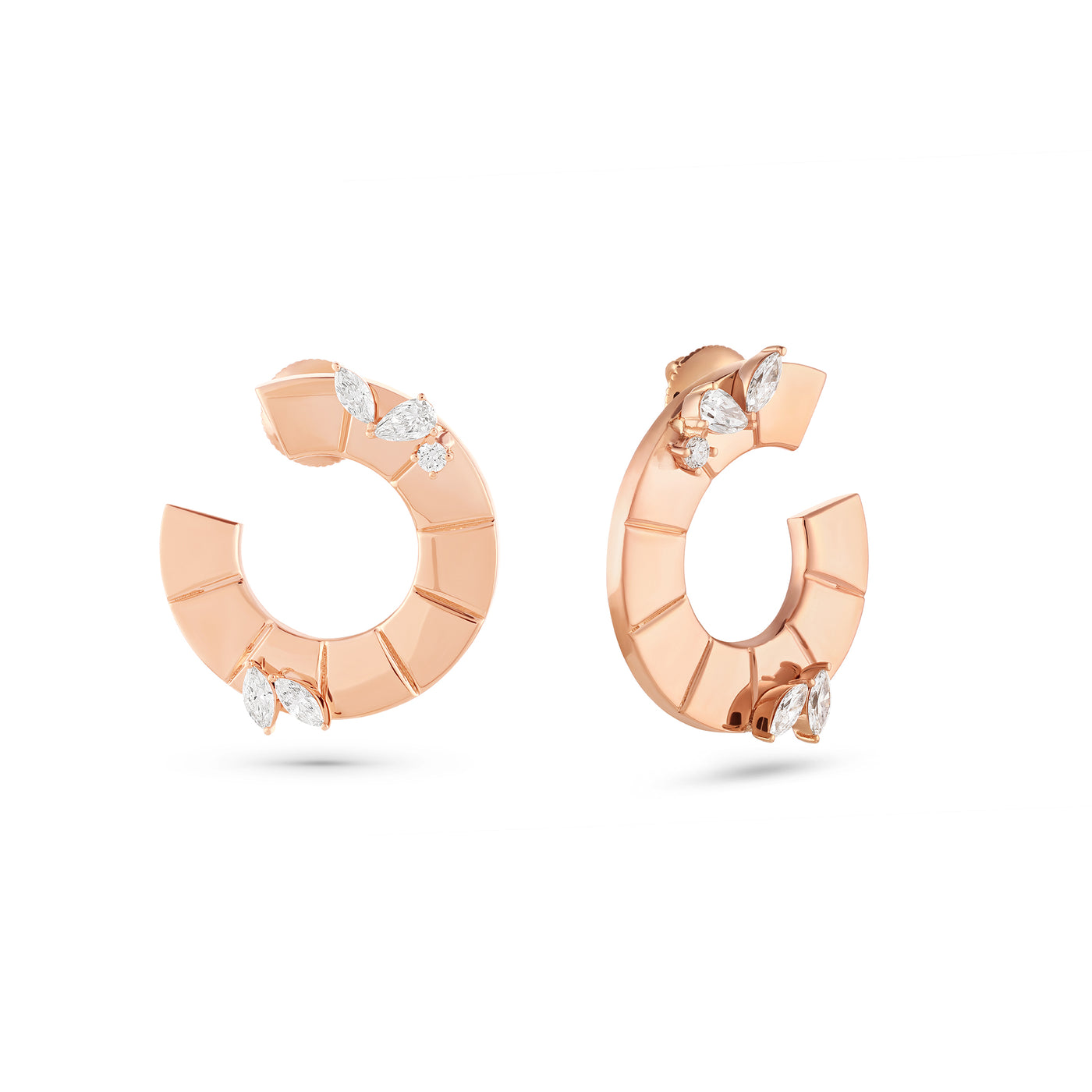 Rose Gold Eternal Circle earring