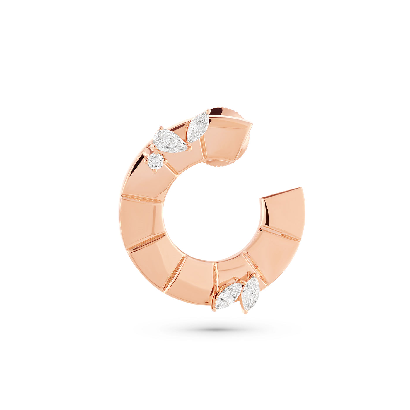 Rose Gold Eternal Circle earring