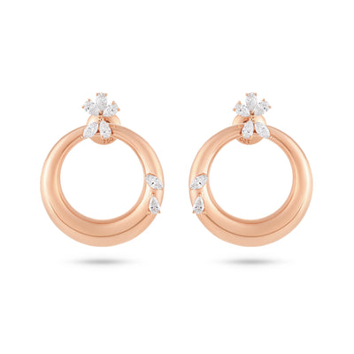 Celestial Crescent Rose Gold earring ETOILE Celestial Crescent Rose Gold earring