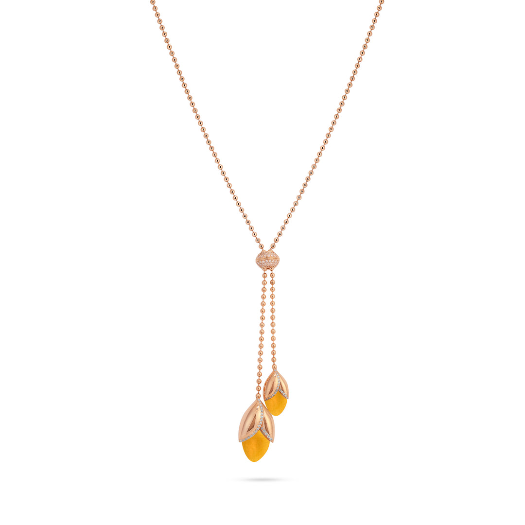 Rose Gold diamond necklace 