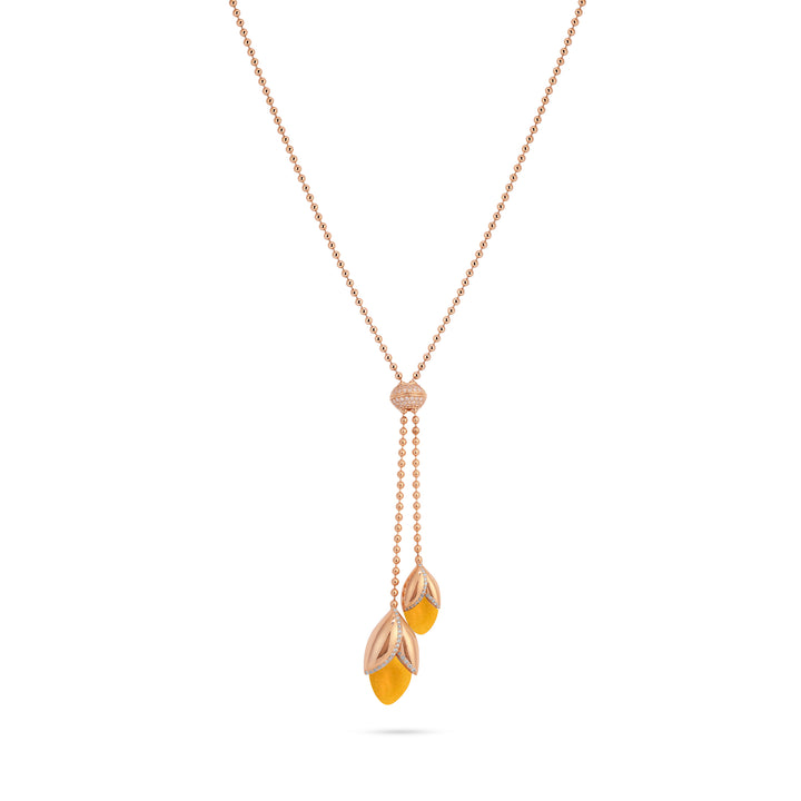 Rose Gold diamond necklace 