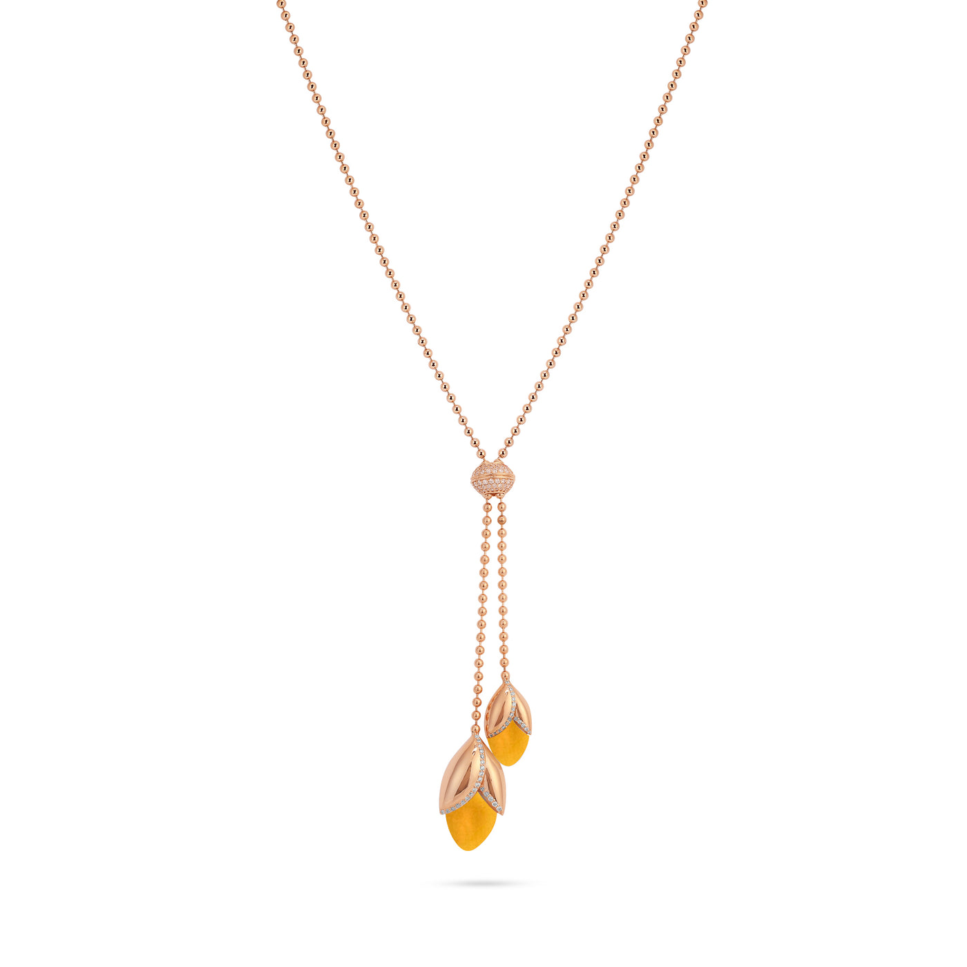 Rose Gold diamond necklace 