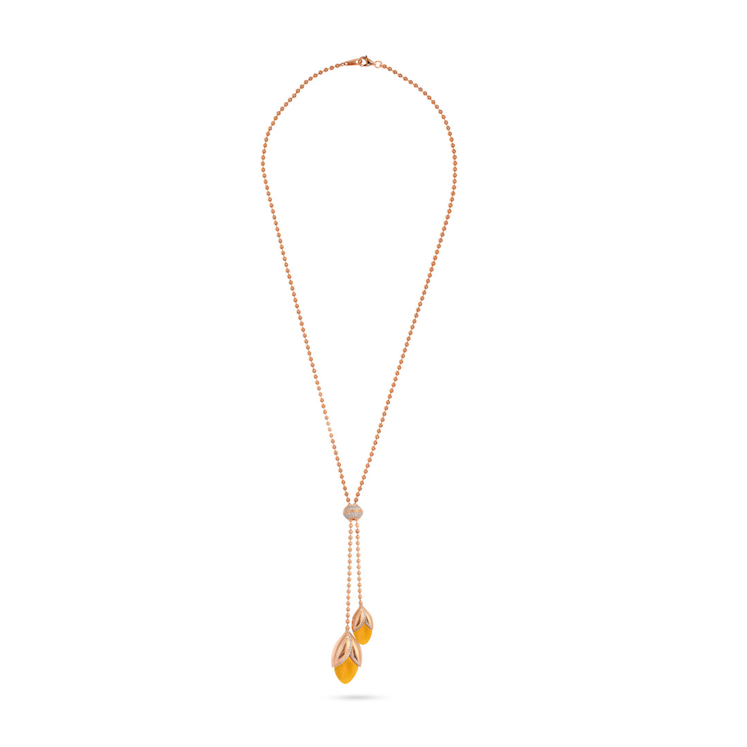 Rose Gold diamond necklace 