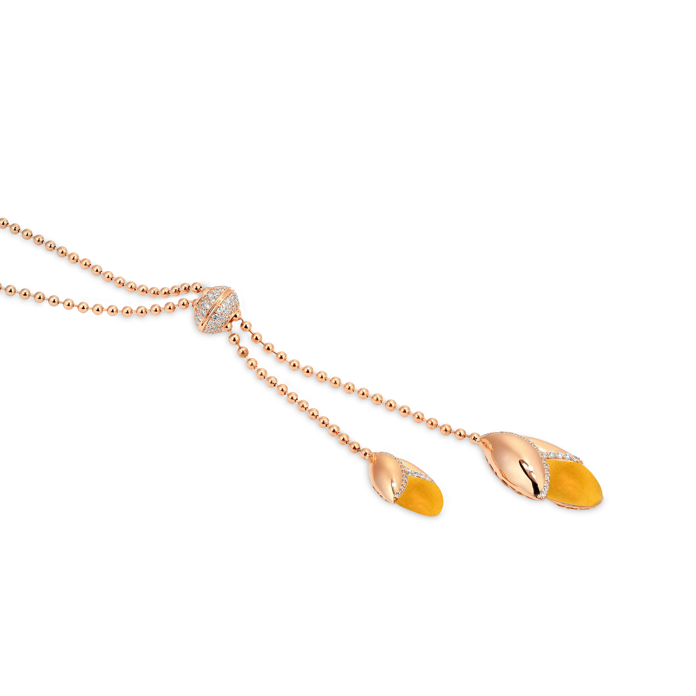 Rose Gold diamond necklace 