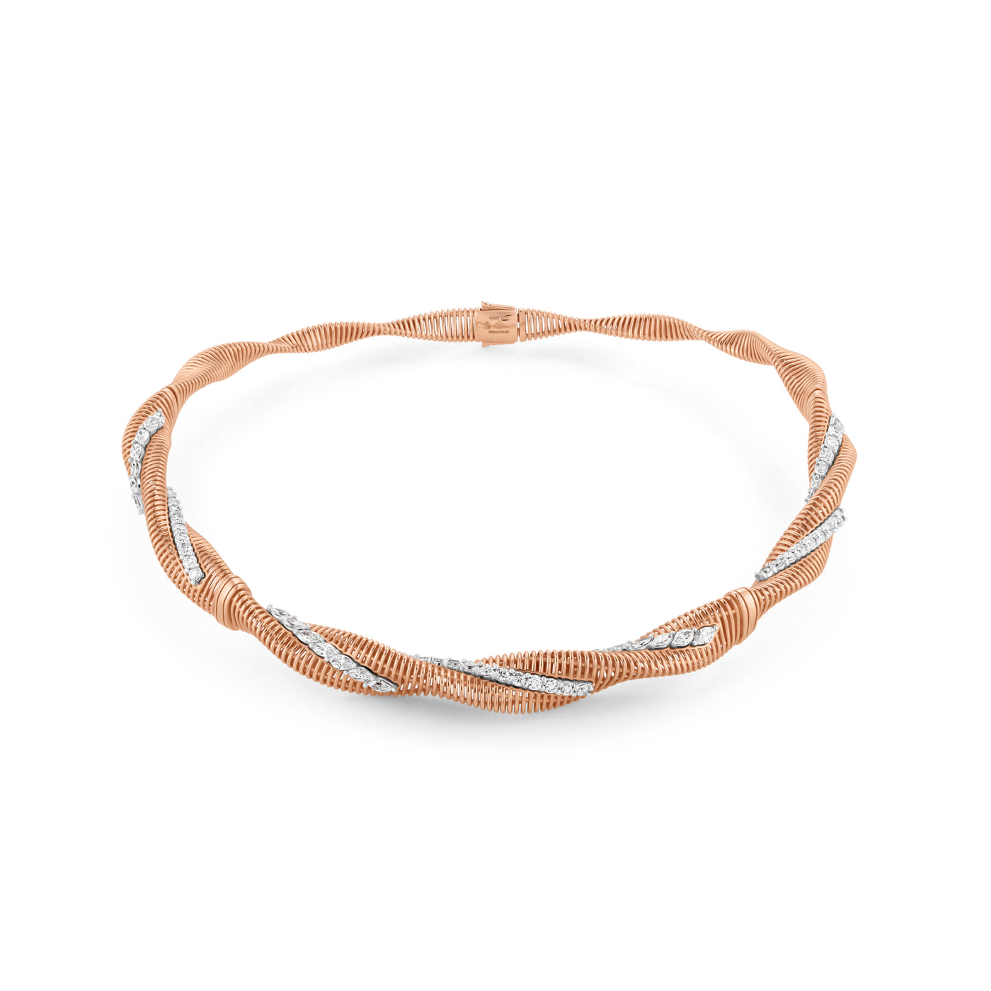 ETOILE Rose Gold Diamond Twisted Starlight Choker