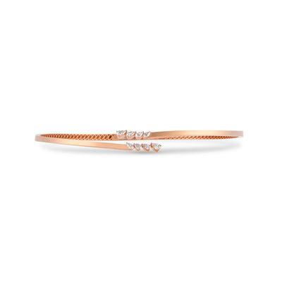 ETOILE Rose Gold Starlight Diamond Open Choker