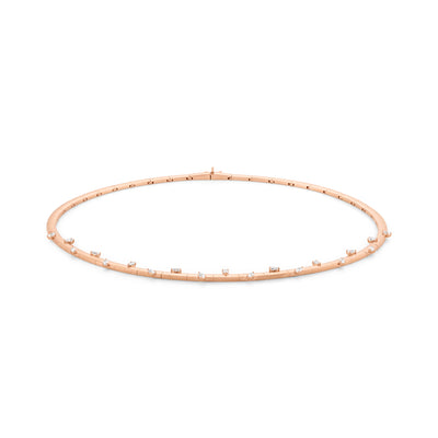  ETOILE Rose Gold Celestial Glow Diamond Necklace