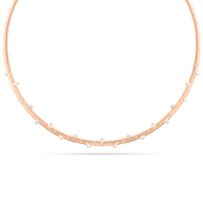 Rose Gold Diamond Necklace