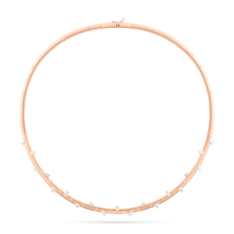 Rose Gold Diamond Necklace