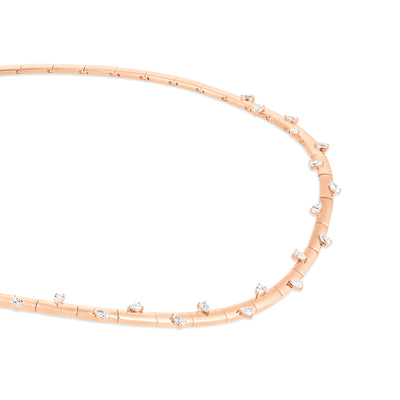 Rose Gold Diamond Necklace