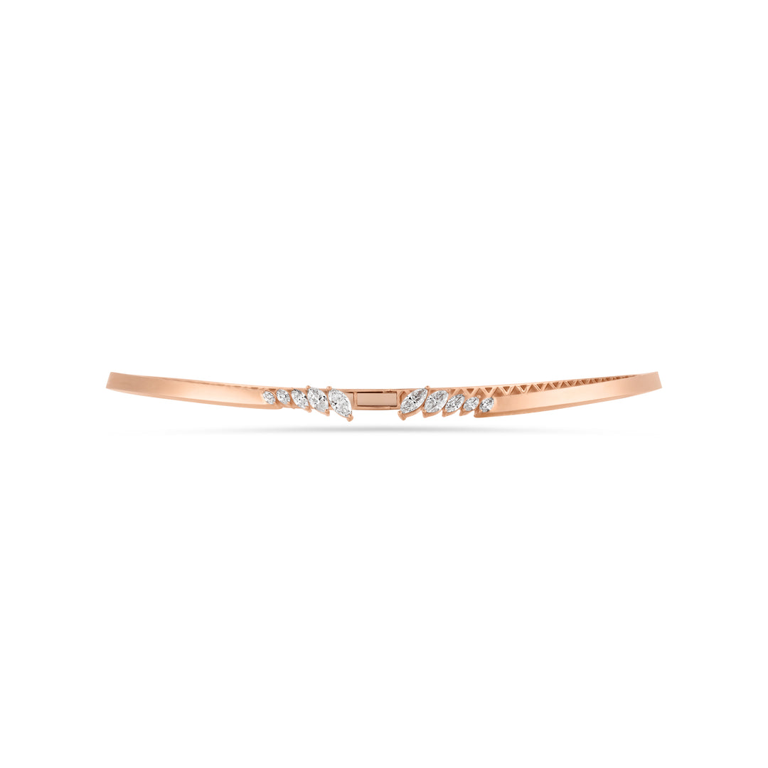 Rose Gold Marquise Diamond Necklace