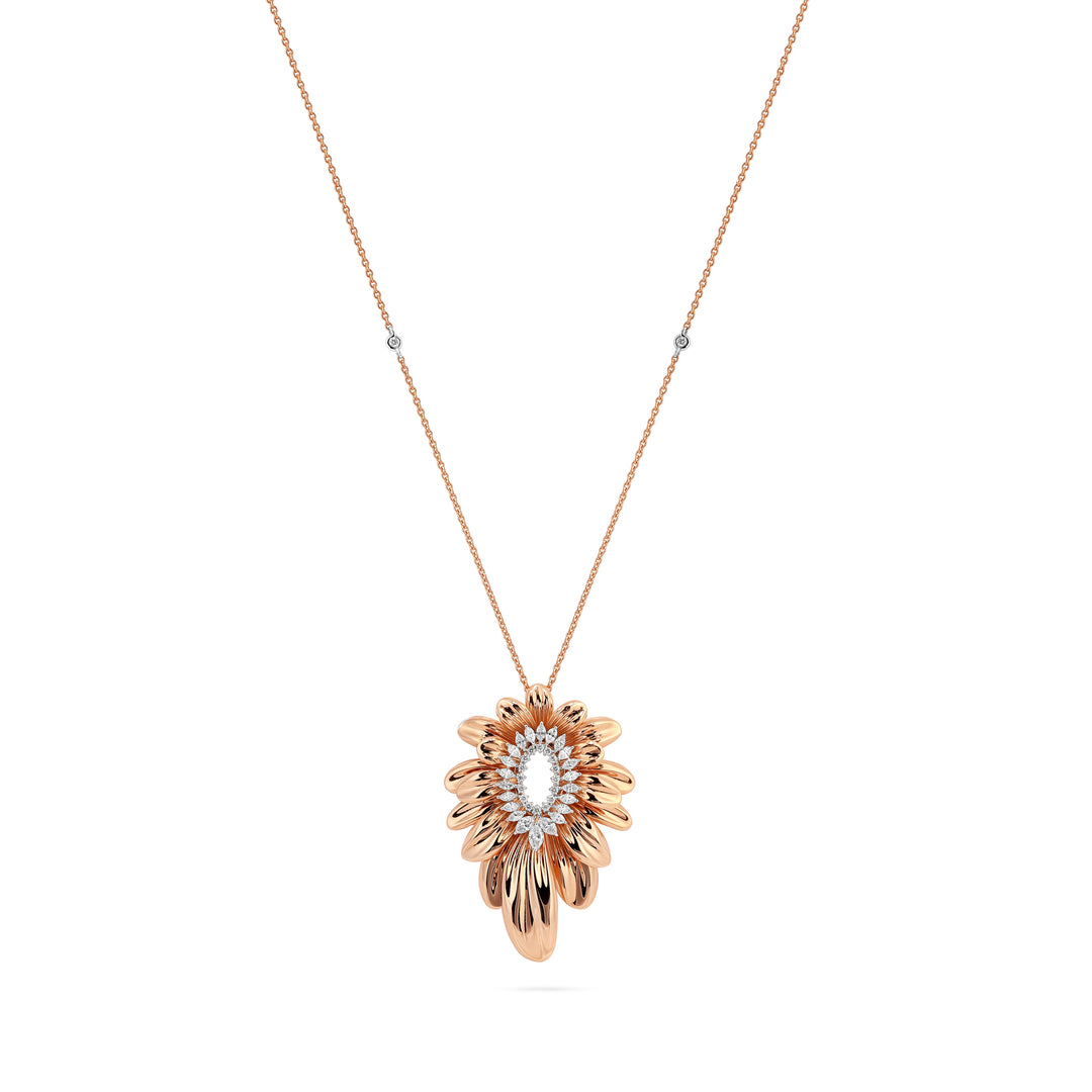 Rose gold diamond 