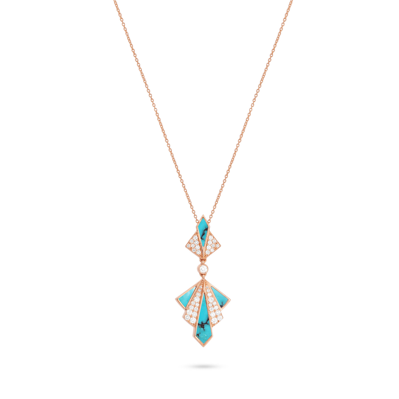 Rose Gold Diamond Pendant