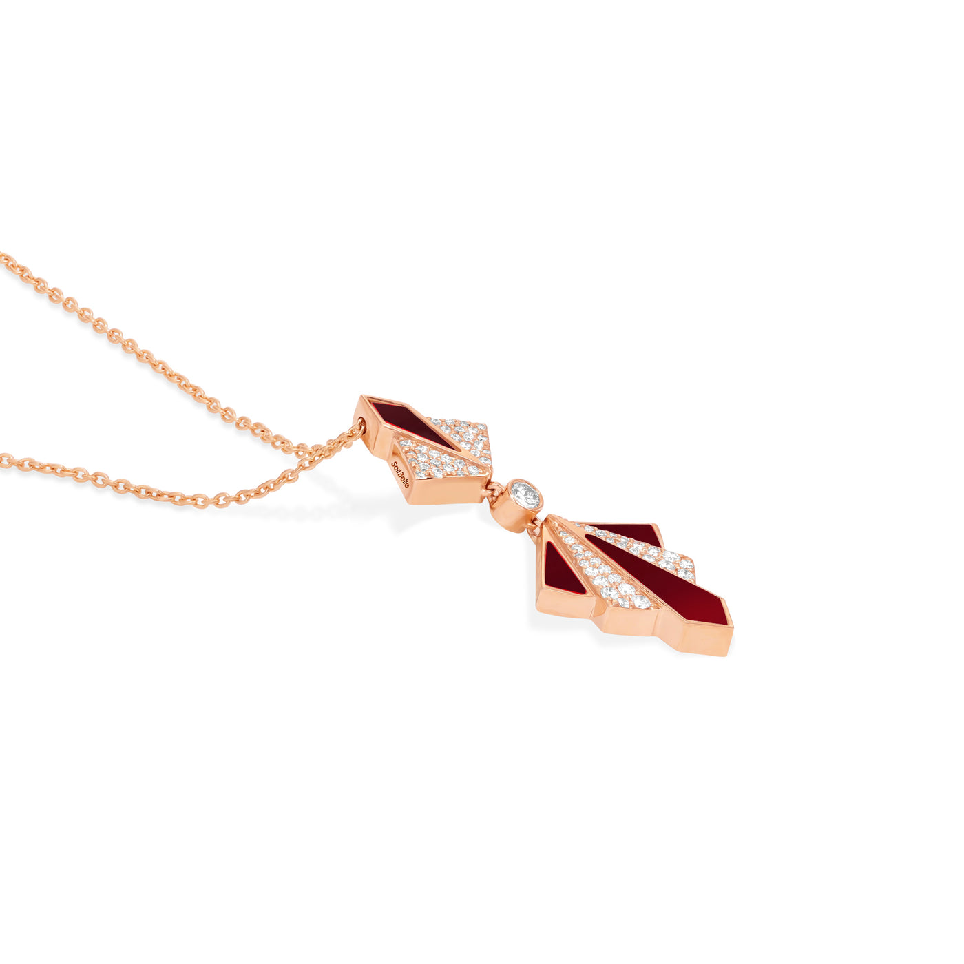 Rose Gold Diamond Pendant
