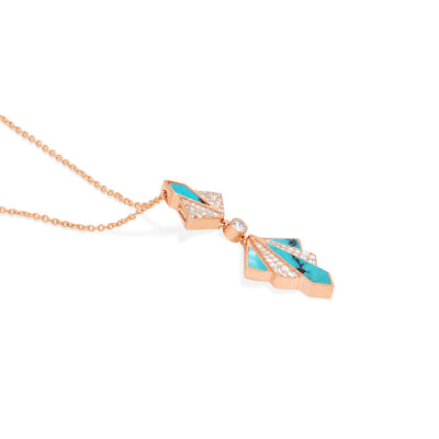 Rose Gold Diamond Pendant