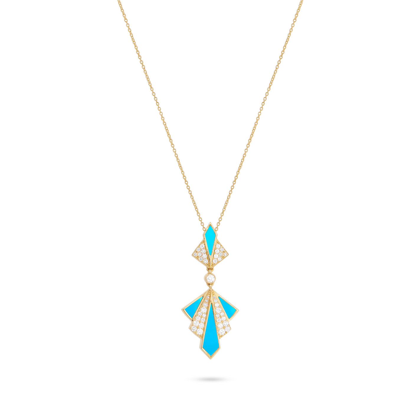 Yellow Gold Diamond Pendant