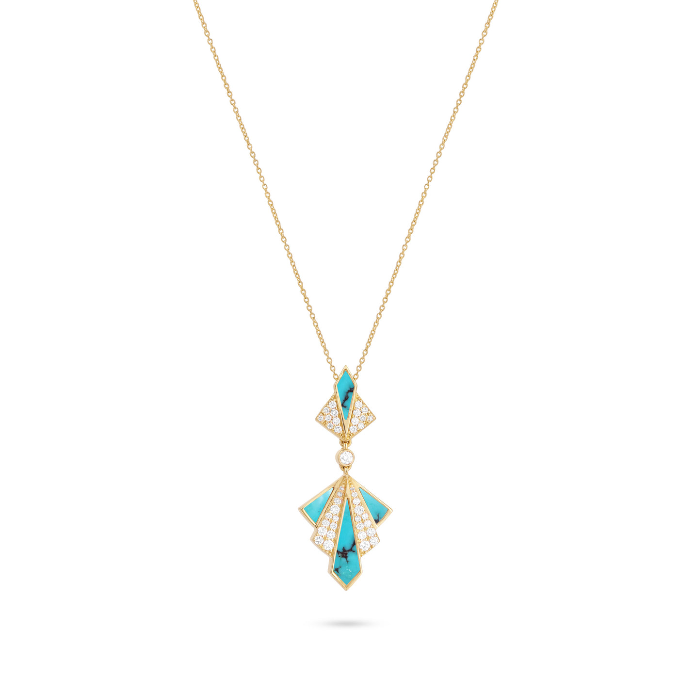 Yellow Gold Diamonds Pendant