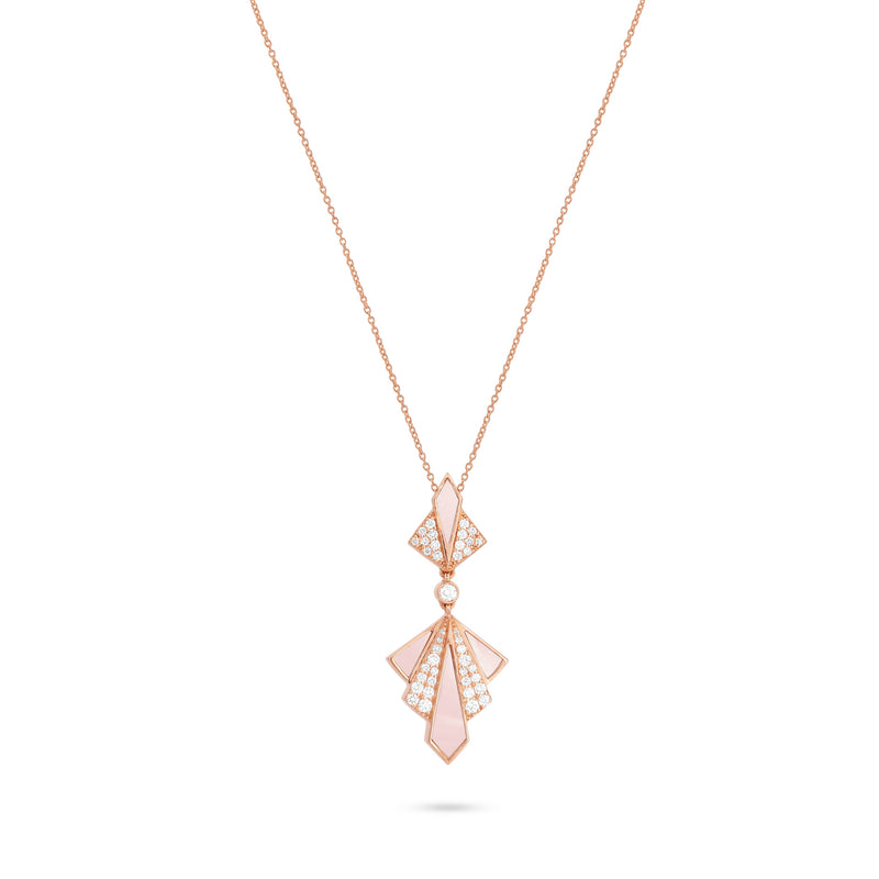 Rose Gold Diamond Pendant 