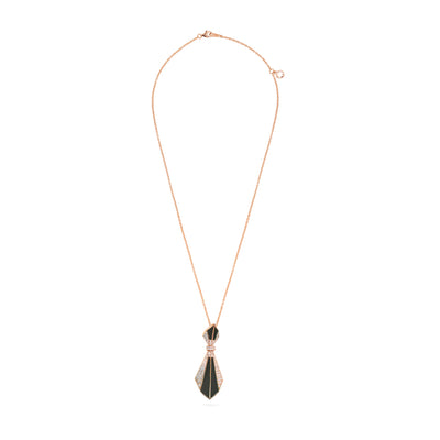 Rose Gold Onyx Pendant
