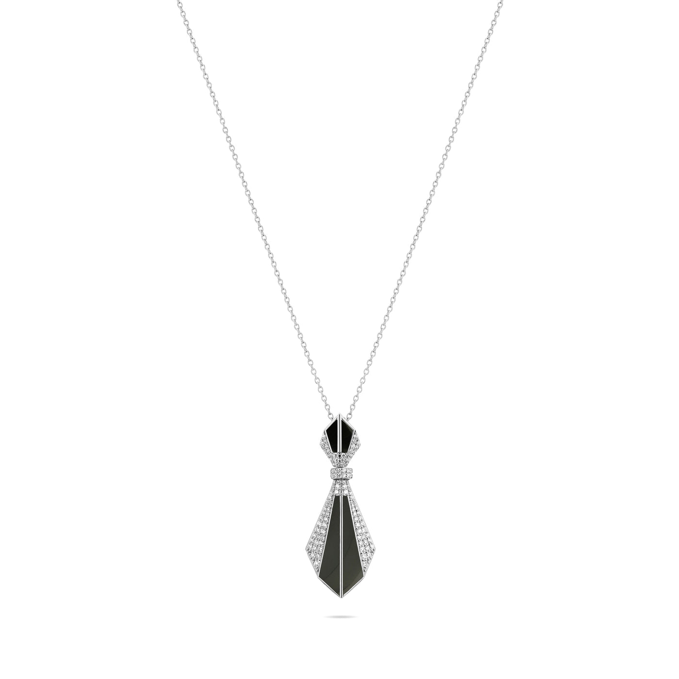 White Gold Onyx Pendant
