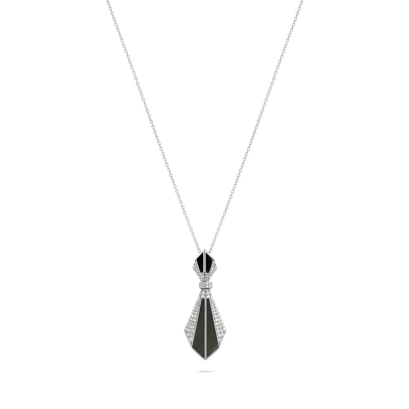 White Gold Onyx Pendant