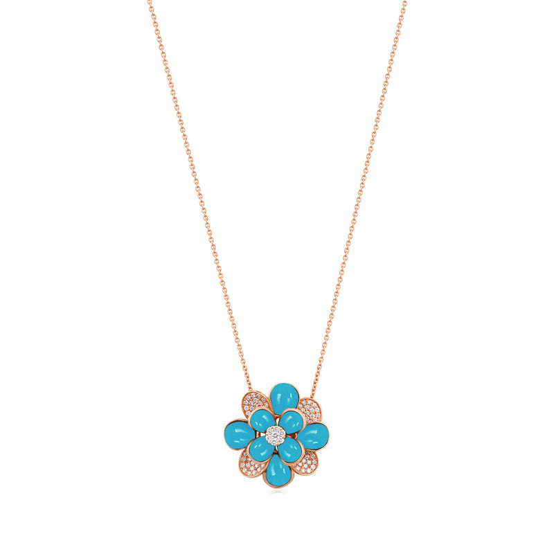 Rose Gold Diamond Pendant