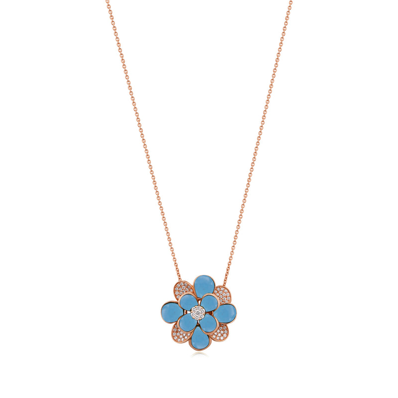 Rose Gold Diamond Pendant