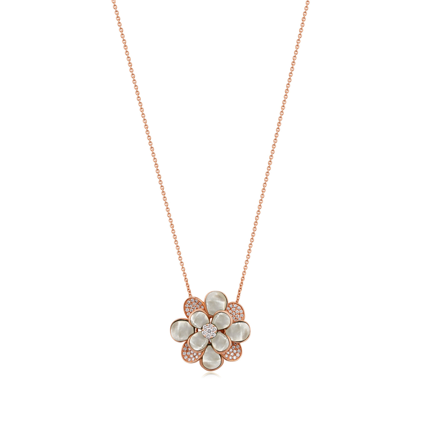 Rose Gold Diamond Pendant
