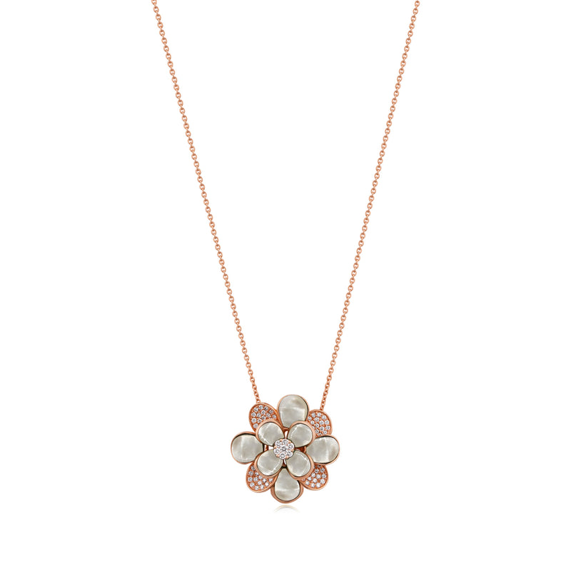 Rose Gold Diamond Pendant