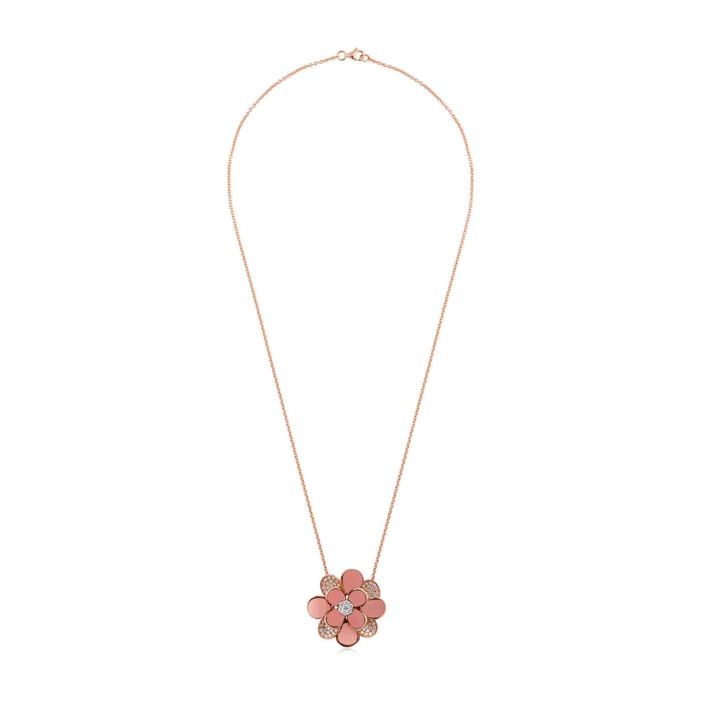 Rose Gold Diamond Pendant